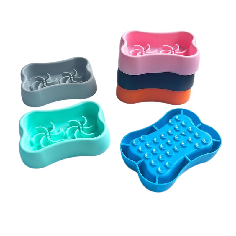 Silicone Slow Feeder Pet Bowl